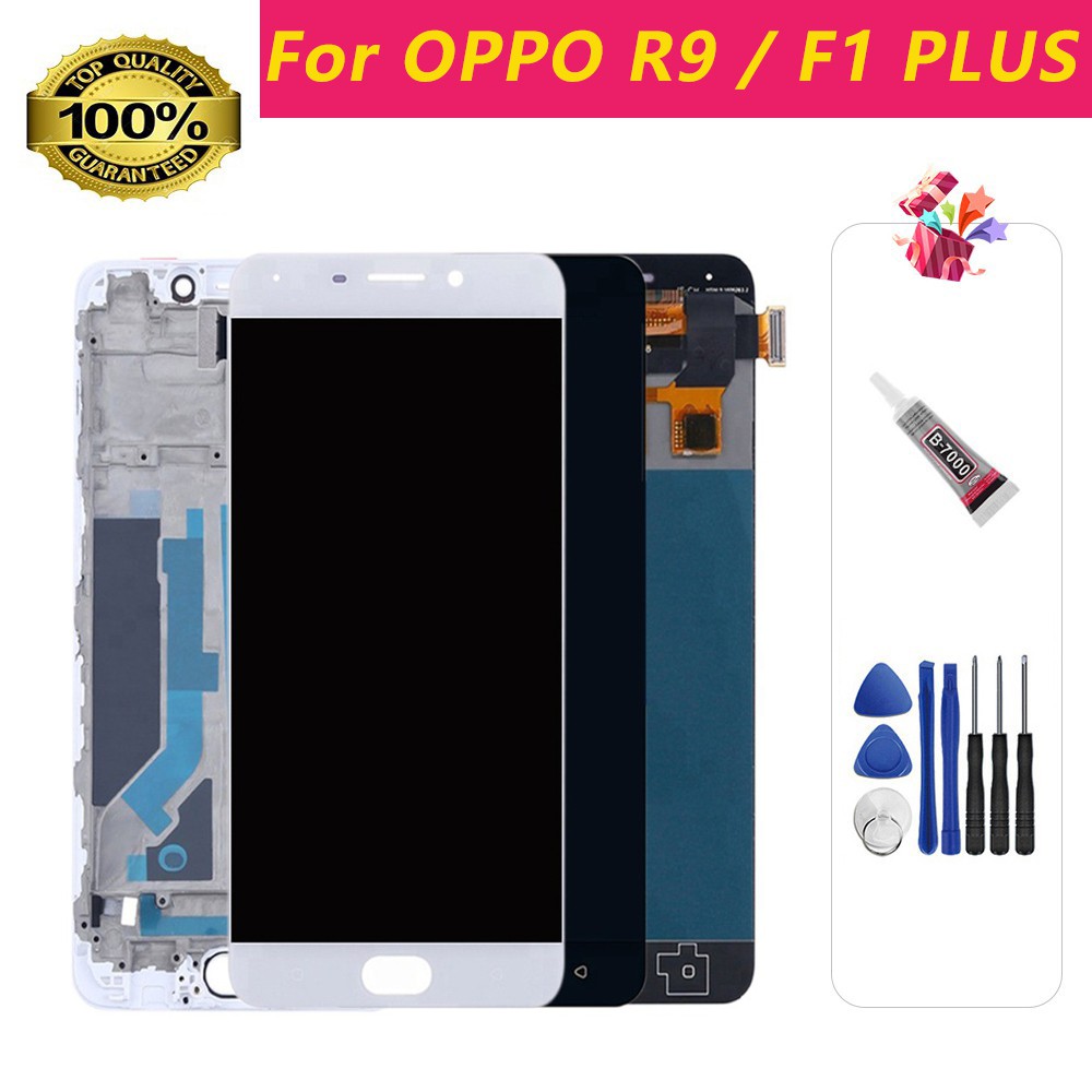 100 Tested OPPO F1 Plus LCD OPPO R9 X9009 LCD With Frame Screen