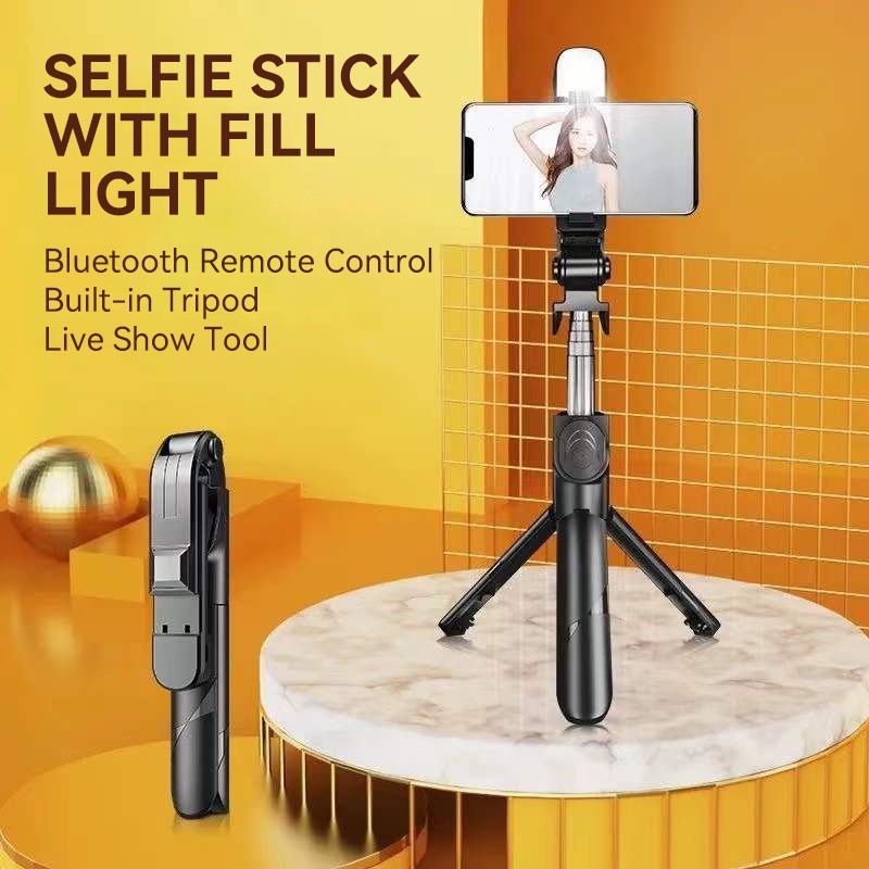 Xt Phone Tripod Portable Bluetooth Wireless Remote Selfie Stick For