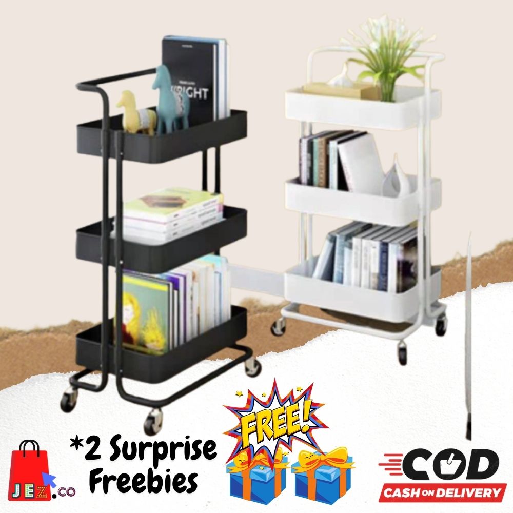 Tier Kitchen Utility Trolley Cart Shelf Storage Rack Organizer