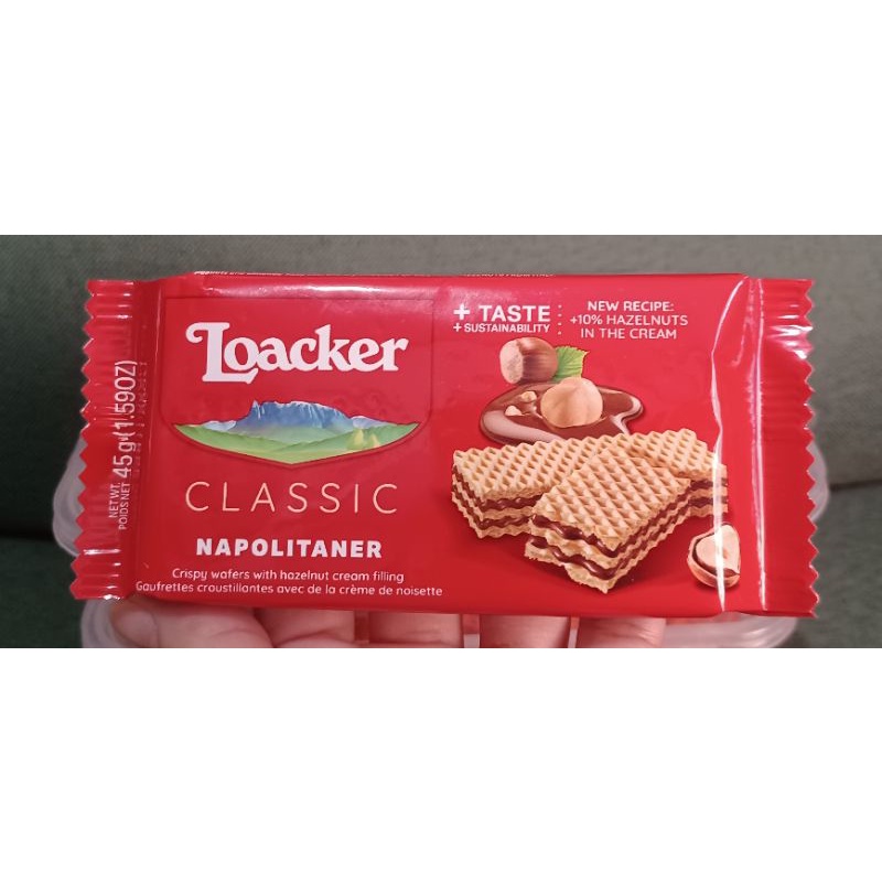 Loacker Napolitaner Chocolate Wafer 45g Shopee Philippines