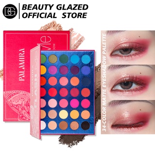 Beauty Glazed Colors Eyeshadow Palette Waterproof Shimmer