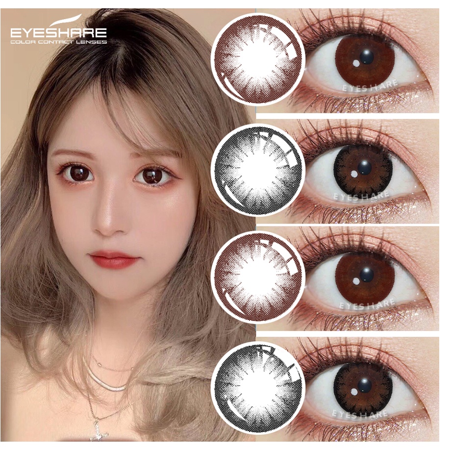 Eyeshare Pair Beauty Eye Color Soft Contact Lens Yearly Use Eye