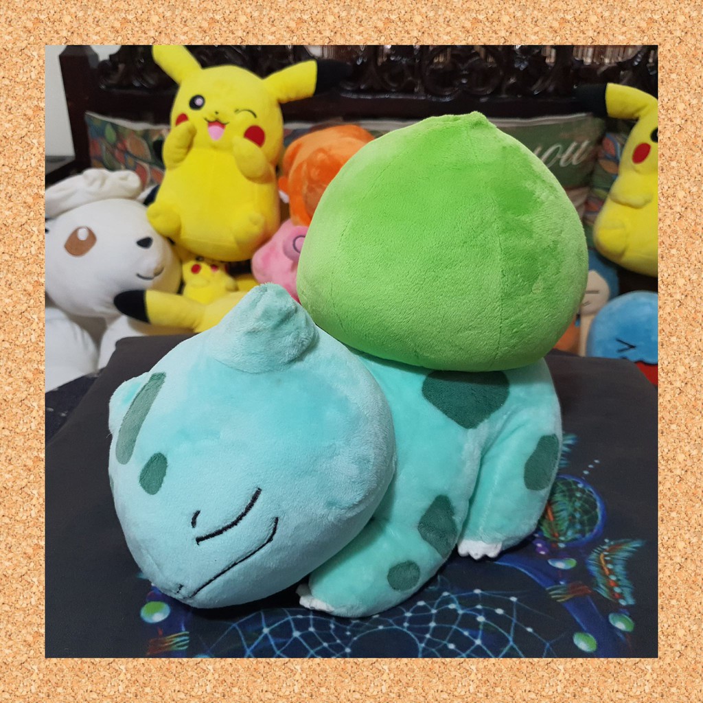 Bulbasaur Sleeping Plushie Cm Pokemon Nintendo Shopee Philippines