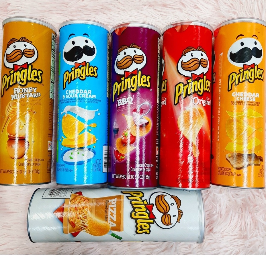 Pringles Potato Crisps Chips 158g Sold Per Can Shopee Philippines