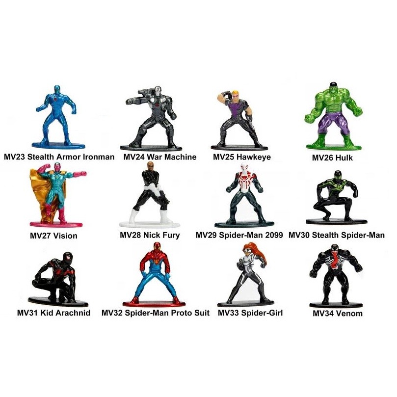 Jada Toys Nano Metalfigs Marvel Avengers Shopee Philippines