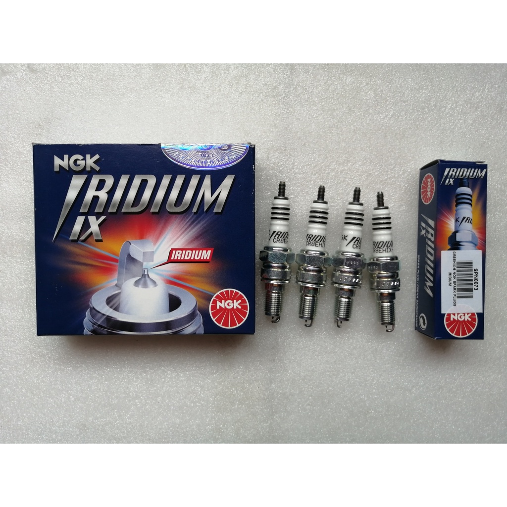 Honda Cb Iridium Spark Plug Cr Ehix Half Tread Pieces Set