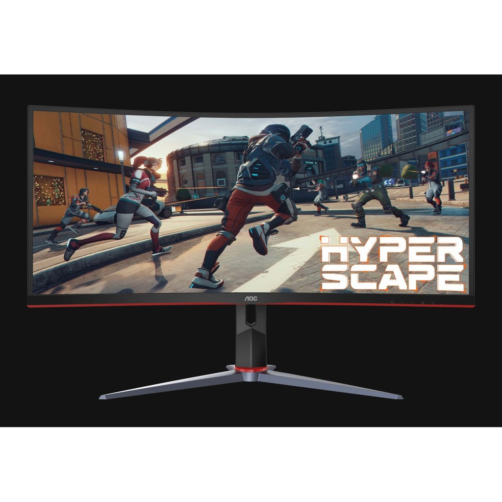 Aoc Cu G X Curved Frameless Immersive Gaming Monitor Ultrawide Qhd