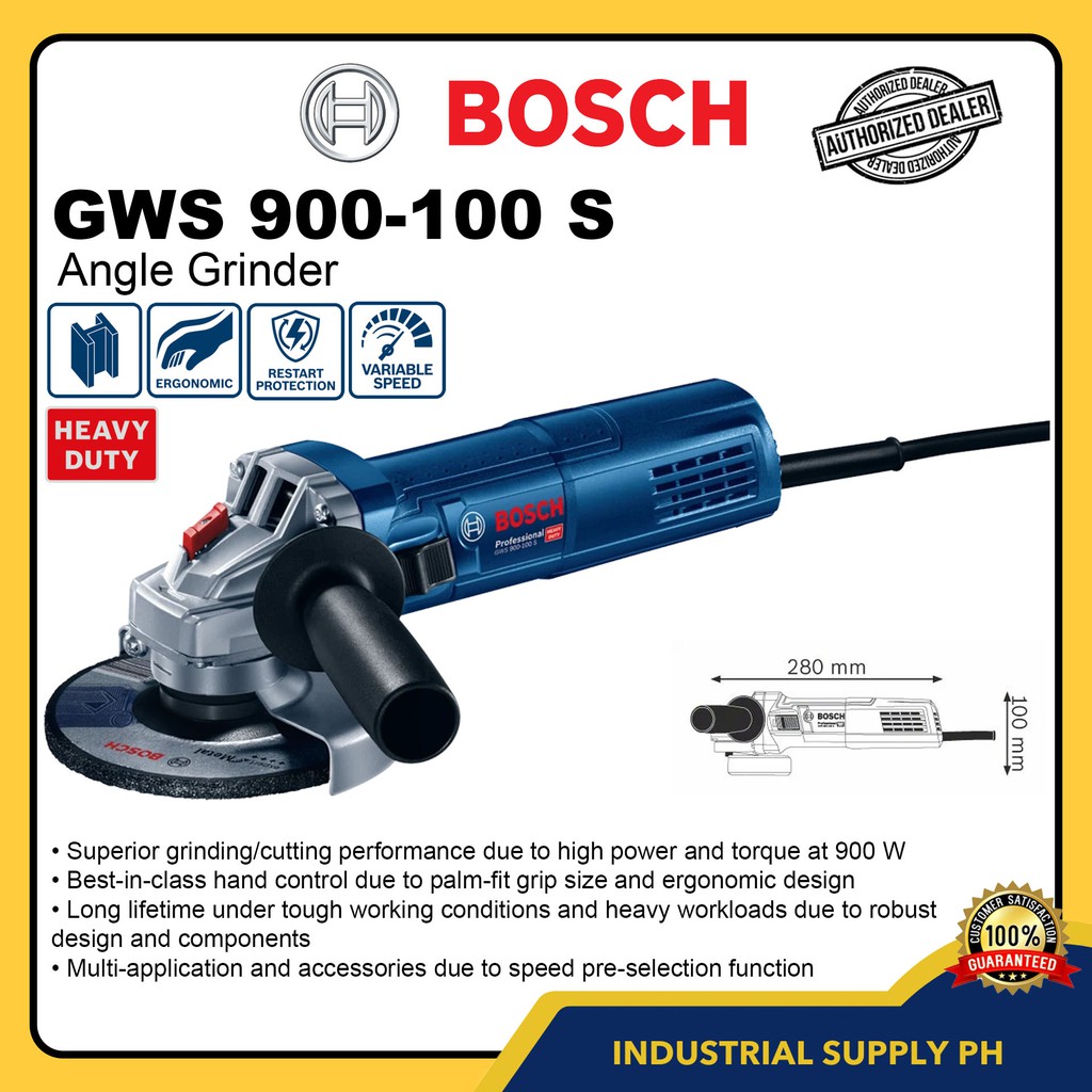 Bosch Gws S Angle Grinder With Variable Speed W Isph