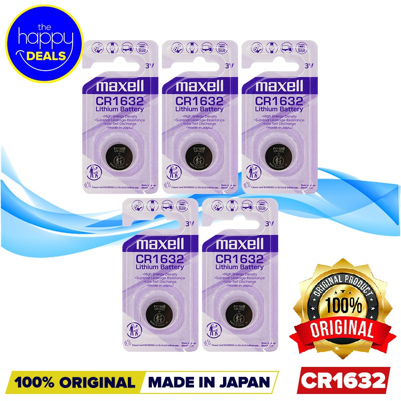 Maxell Cr Watch Pc Batteries Single Pack Set Of Asb Shopee