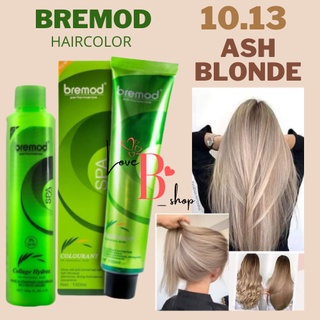 Bremod Ash Blonde Hair Color Set With Oxidizing Shopee Philippines