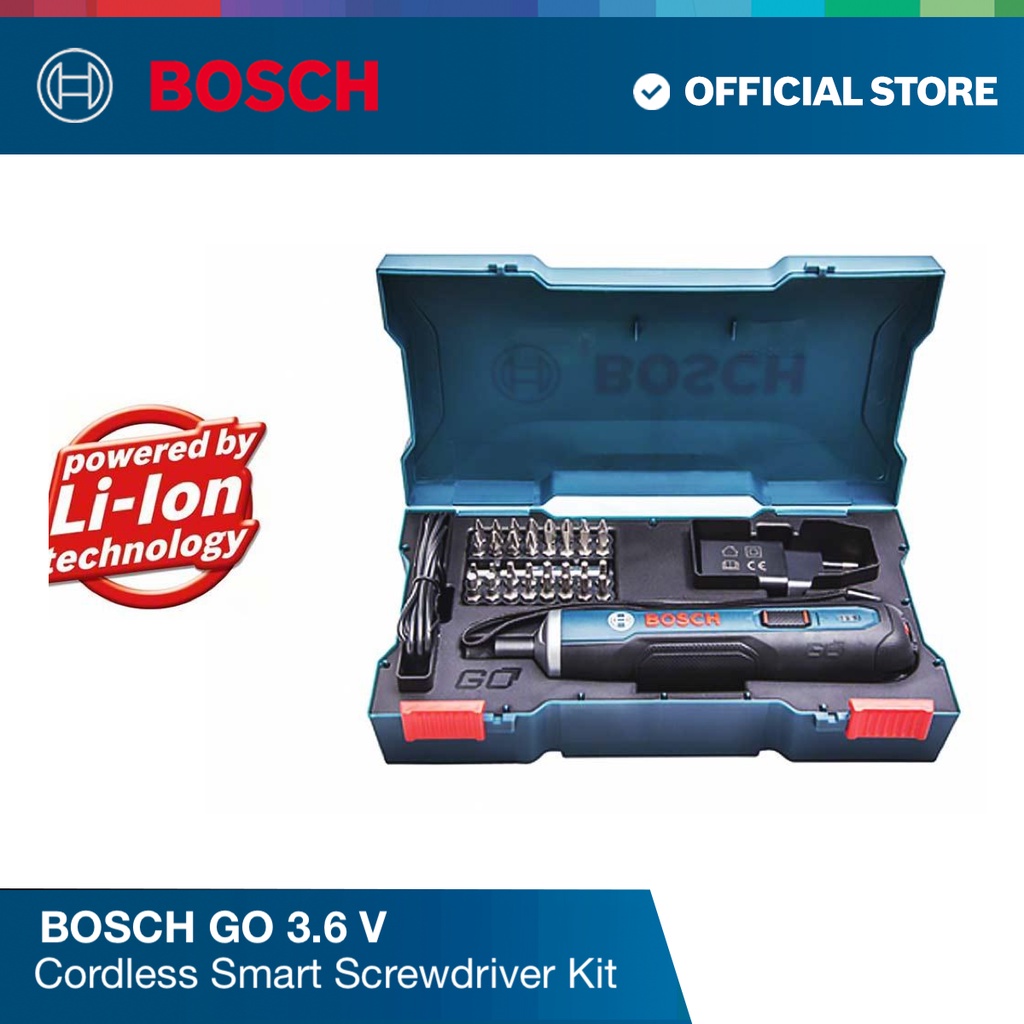 Bosch GO 3 6V Cordless Smart Screwdriver Kit Shopee Philippines