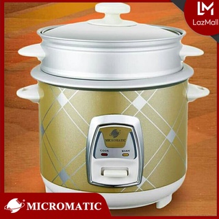 Micromatic MR 10M 1 8Liters 10cups Metallic Body With Steamer Rice