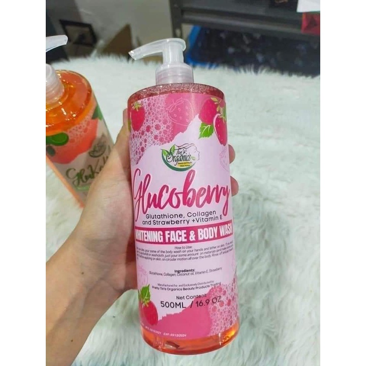 Glucoberry Whitening Face And Body Wash Organic Shopee Philippines