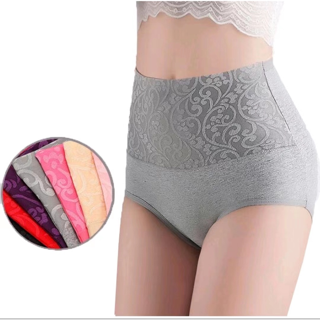 Missyou Pcs Set Cotton Panties High Waist Tummy Control Elastic Design