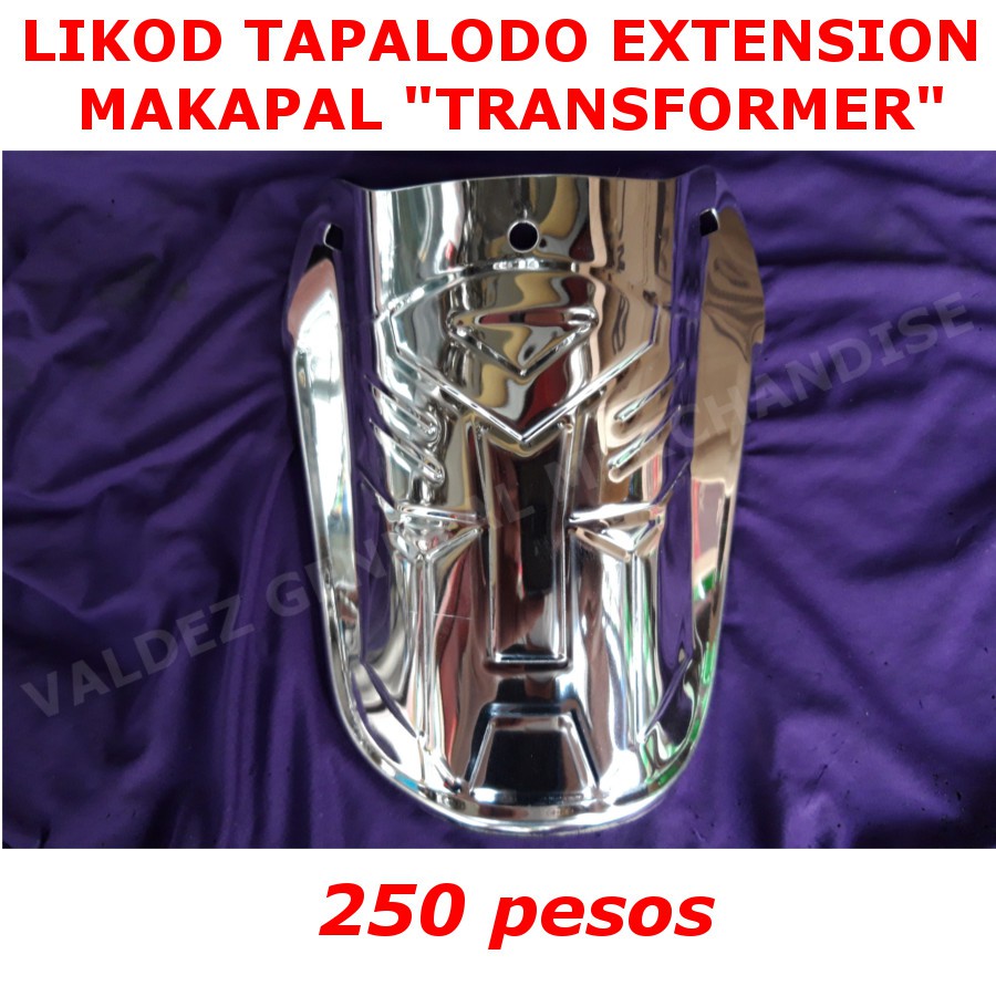 TMX 125 TMX 155 Likod Rear Tapalodo Extension Stainless New