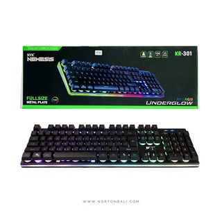 Nyk Nemesis KR 301 RGB Underglow Gaming Keyboard Shopee Philippines