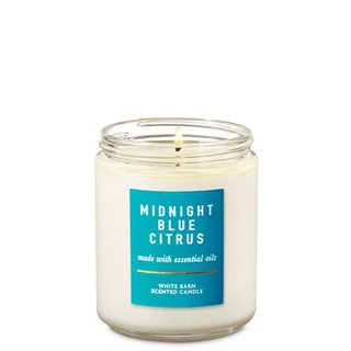 Bath Body Works Single Wick Candle Midnight Blue Citrus Shopee