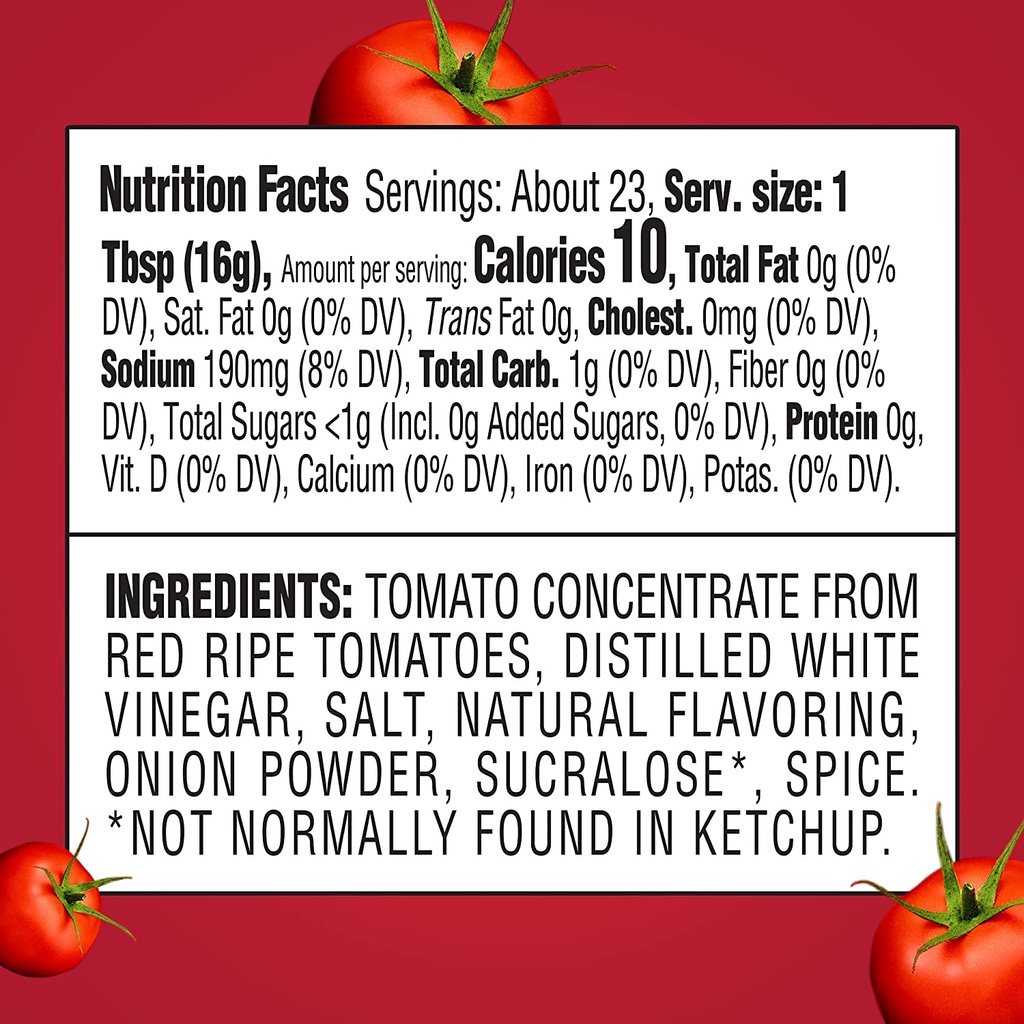 Heinz Tomato Ketchup No Sugar Added Oz Off