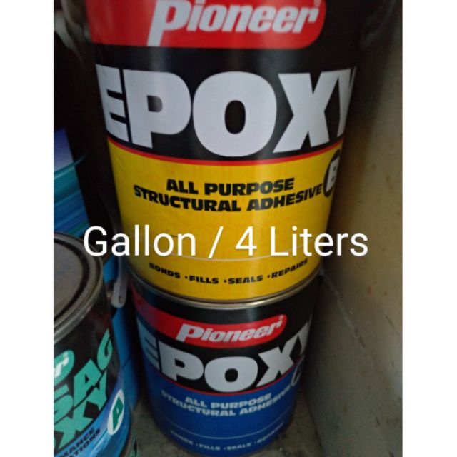 Pioneer All Purpose Epoxy A B Gallon 4 Liter Shopee Philippines