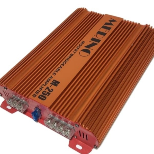 Car Power Amplifier 2 Channels Mosfet Merino M 250 2X200Watt Shopee