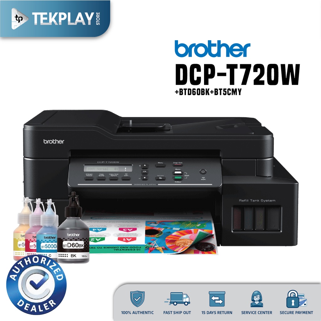 Brother Dcp T Dw Ink Tank Printer Dcp T Dw In Multifunction Shopee Philippines