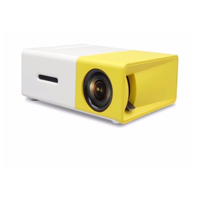 Lhr Yg Lumens Mini Portable Projector Yellow White Shopee