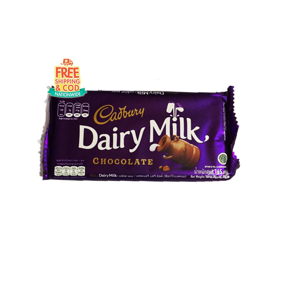 CADBURY Dairy Milk CHOCOLATE 165G Shopee Philippines