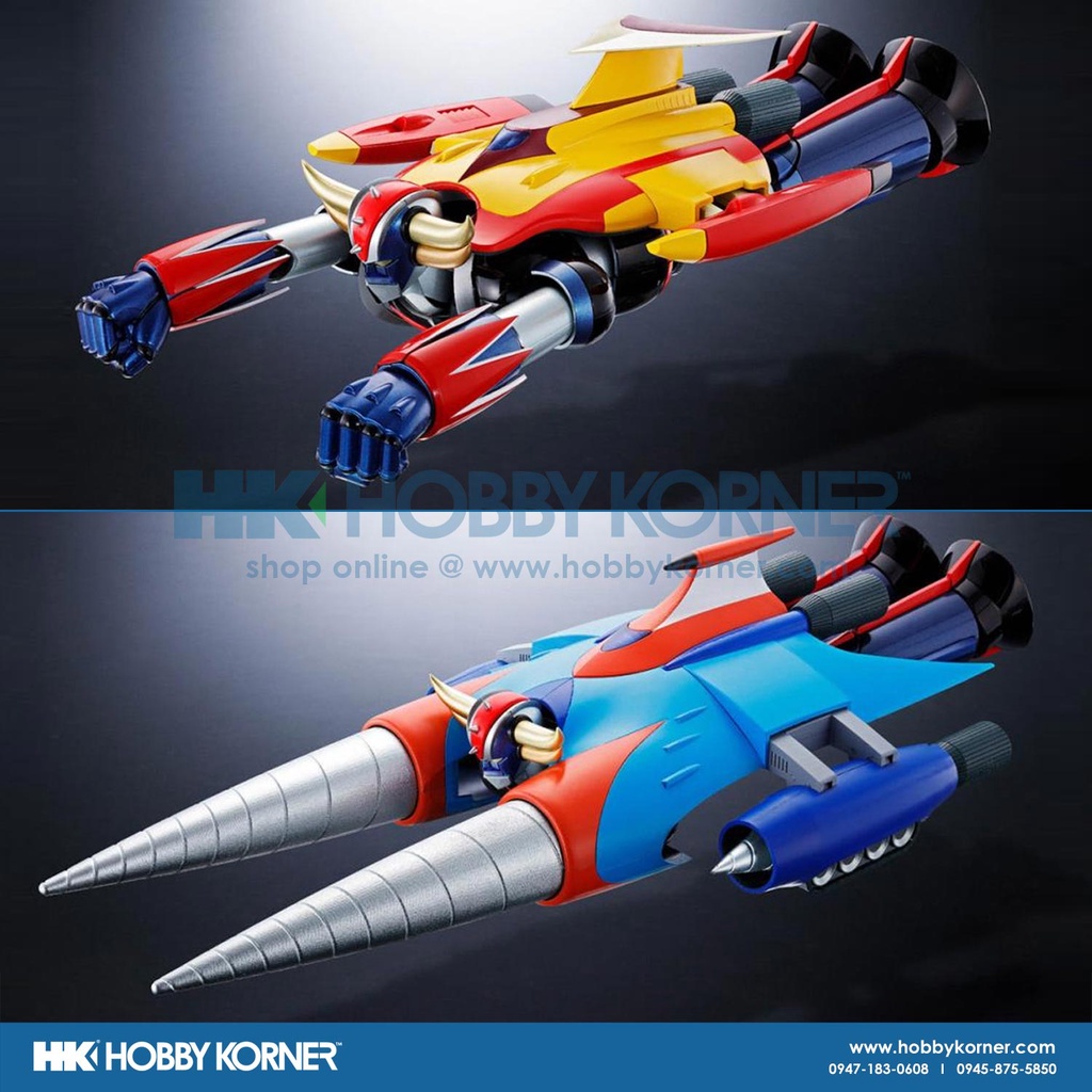 IN STOCK BANDAI SOC GX 76X2 Grendizer D C Drill Spazer And Marine