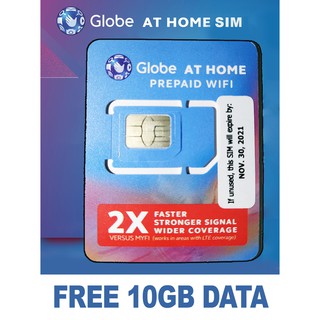 Globe At Home Sim Globe Prepaid Wifi Sim With Free Gb Data For