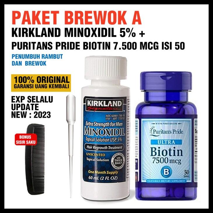 Kirkland Minoxidil Biotin Mcg Original Shopee Philippines