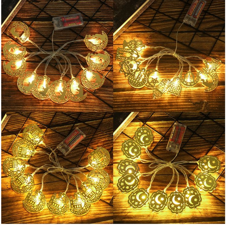 Ramadan Decorations Moon Star Led String Lights EID Mubarak Decor For