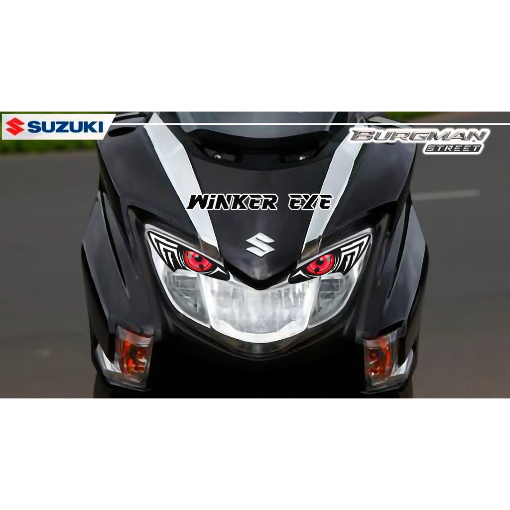 Suzuki Burgman Winker Decal Sharingan Designs Shopee Philippines