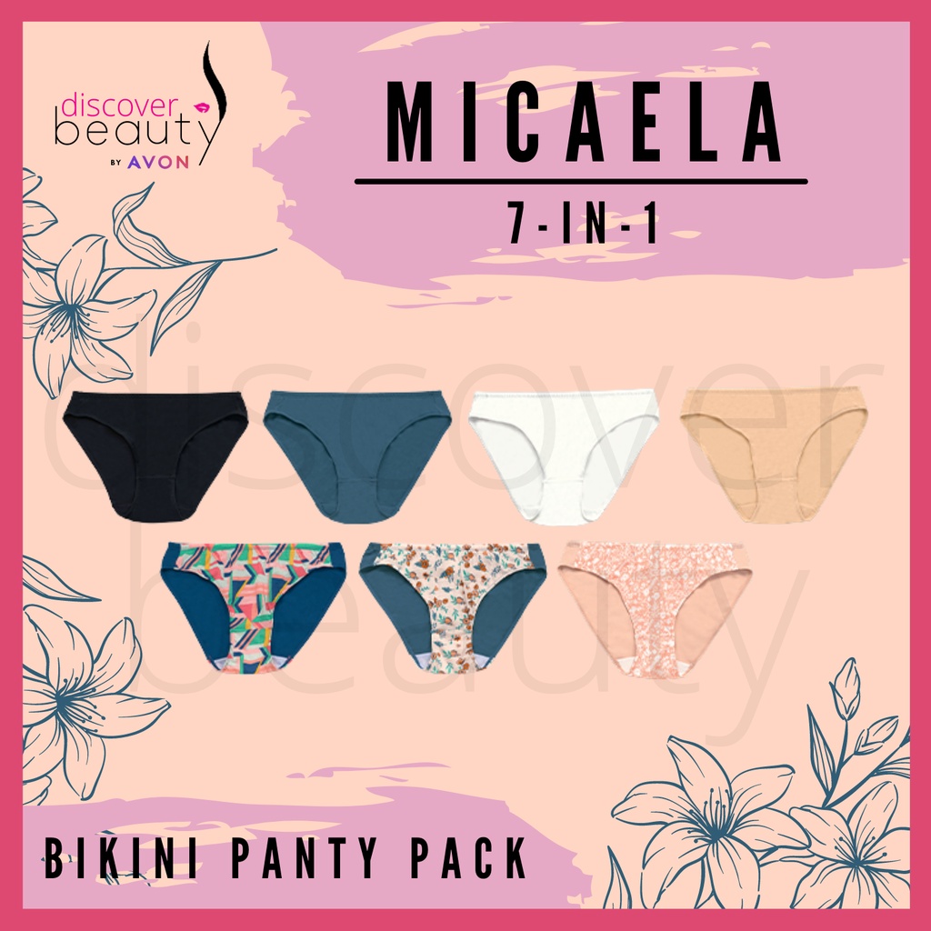 Avon MICAELA 7 In 1 BIKINI Panty Pack Shopee Philippines