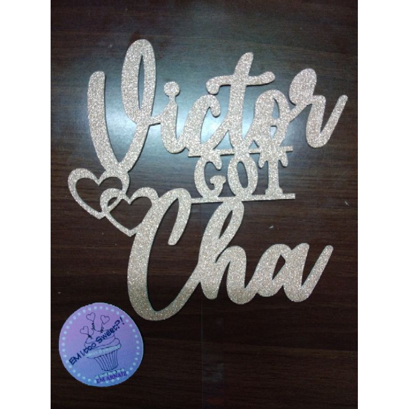 Customized Cake Topper Shopee Philippines