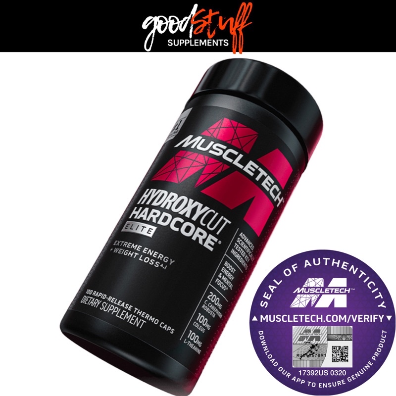 Muscletech Hydroxycut Hardcore Elite 100 Capsules Shopee Philippines