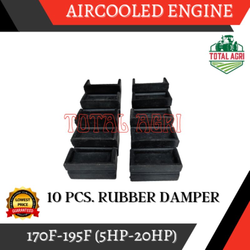 10PCS Fuel Tank Rubber Damper Insulator Support 170F 178F 186F 188F