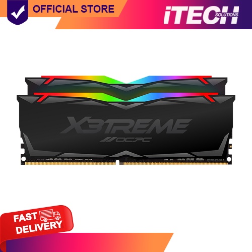 OCPC X3TREME RGB LITE 16GB DDR4 2666MHZ 2 8GB W HEATSINK MEMORY KIT