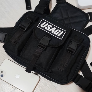 USAGI Chest Rig Bag Tactical Multi Function Bag For Men Shopee