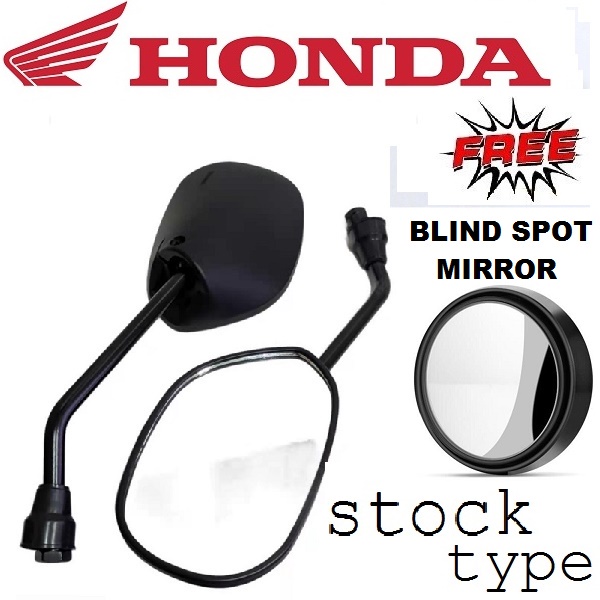 HONDA AIRBLADE 150 SIDE Mirror Motorcycle Stock Type Black WITH BLIND