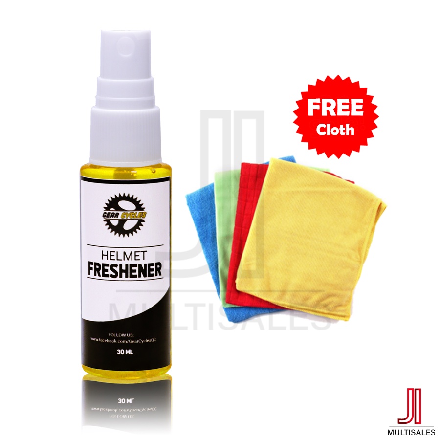 Bike Helmet Freshener Deodorizer Odor Eliminator Disinfectant Ml