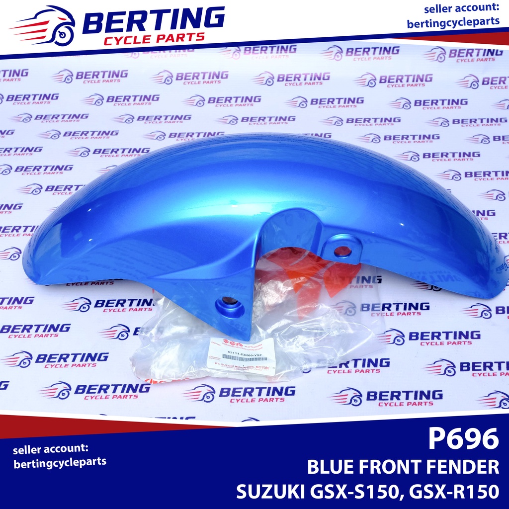 SGP BLUE FRONT FENDER GSX S150 GSX R150 Genuine 53111 23K00 YSF