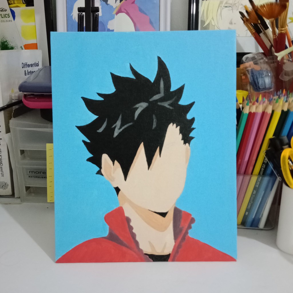 Haikyuu Canvas Painting Kuroo Tetsuro Shopee Philippines