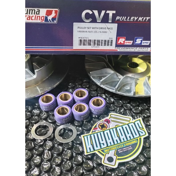 UMA RACING CVT PULLEY KIT AEROX V1 V2 NMAX V1 V2 Shopee Philippines