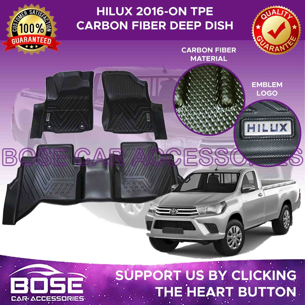 TPE 5D OEM Deep Dish Matting For Toyota Hilux Revo Conquest Vigo 2005