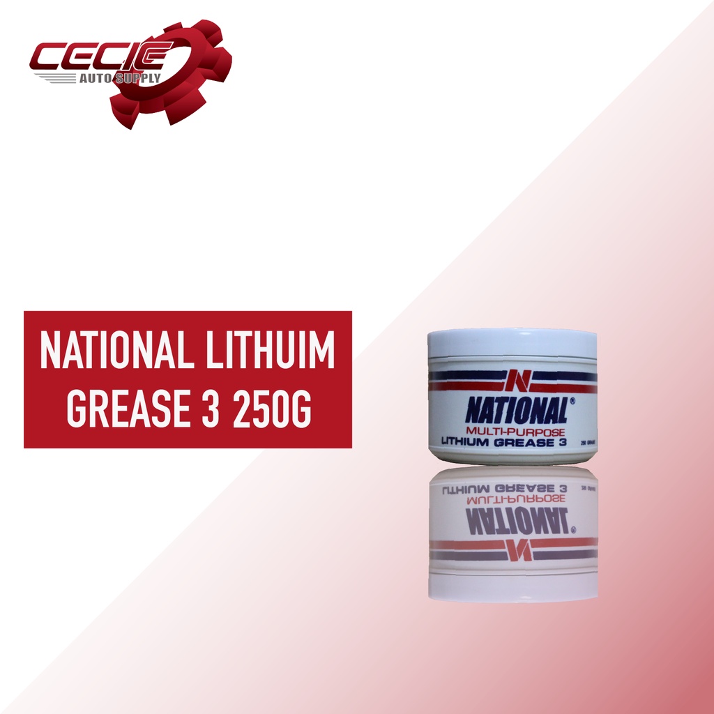 National Lithium Grease 3 250g Shopee Philippines