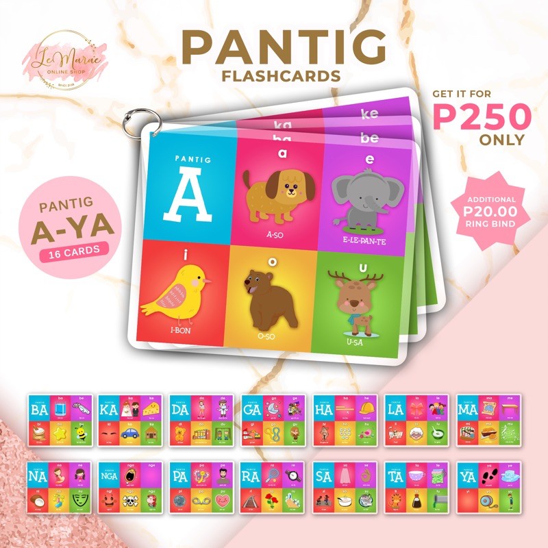 Abakada Pantig Unang Hakbang Sa Pagbasa Laminated Educational Flashcards Interactive