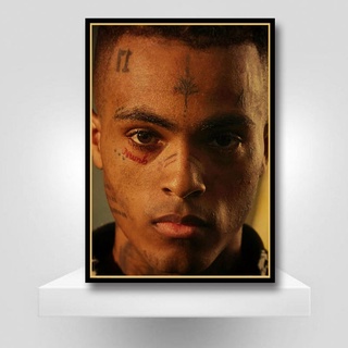 Xxxtentacion Hot Rapper Star Hip Hop Vintage Art Painting Stickers