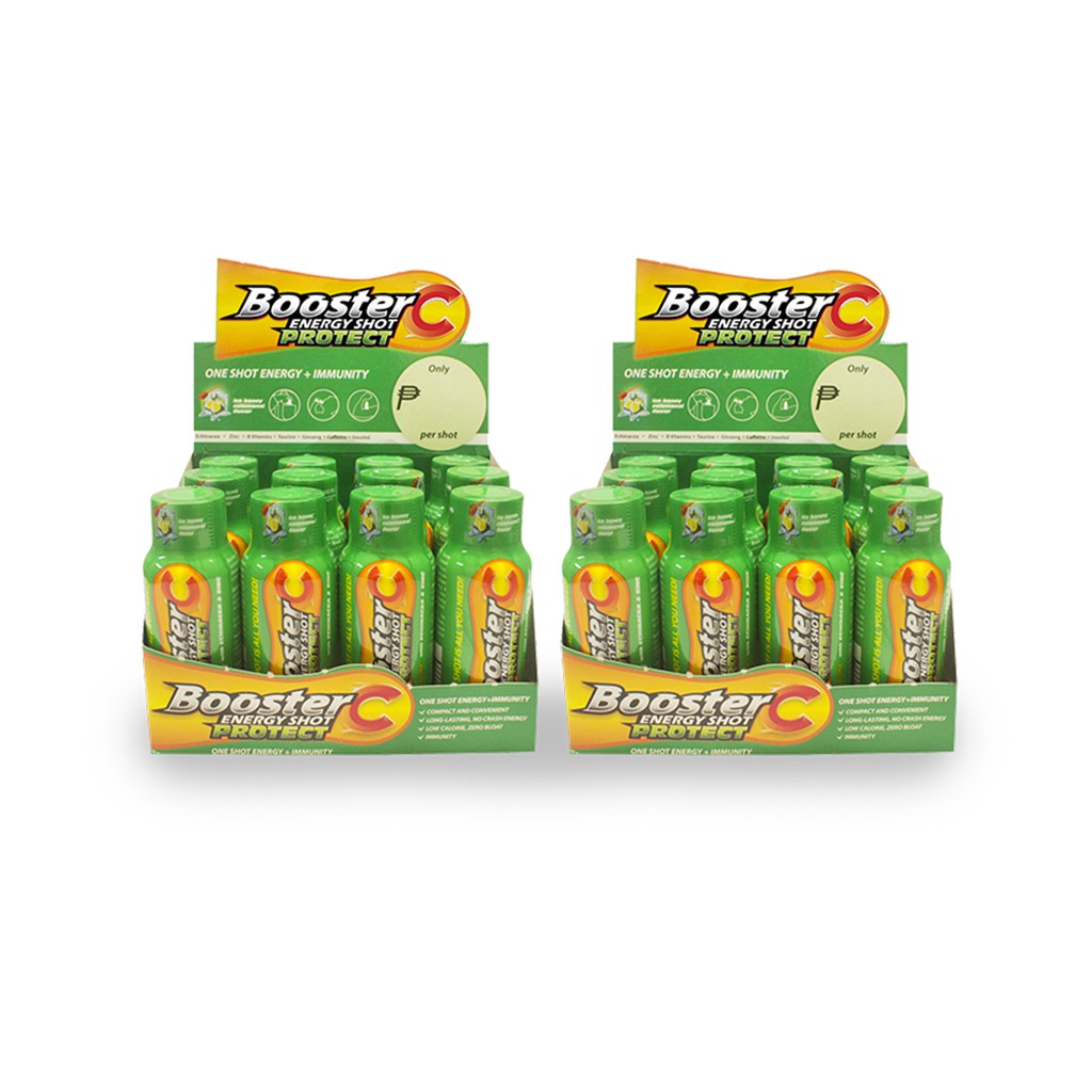 Booster C Energy Shot Protect Variant Ml Set Of Shopee Philippines