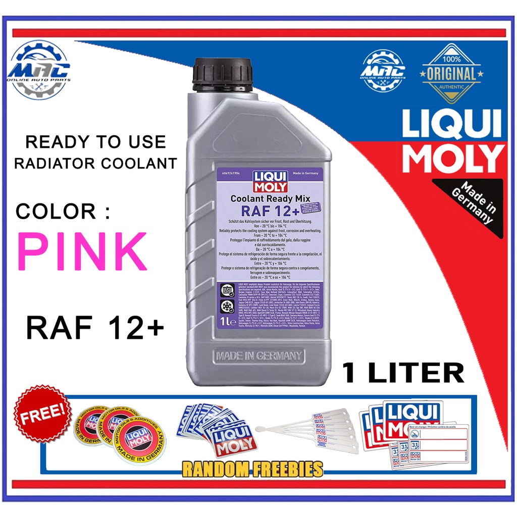 Liqui Moly Coolant Pink Red Ready Mix Raf Liter Shopee