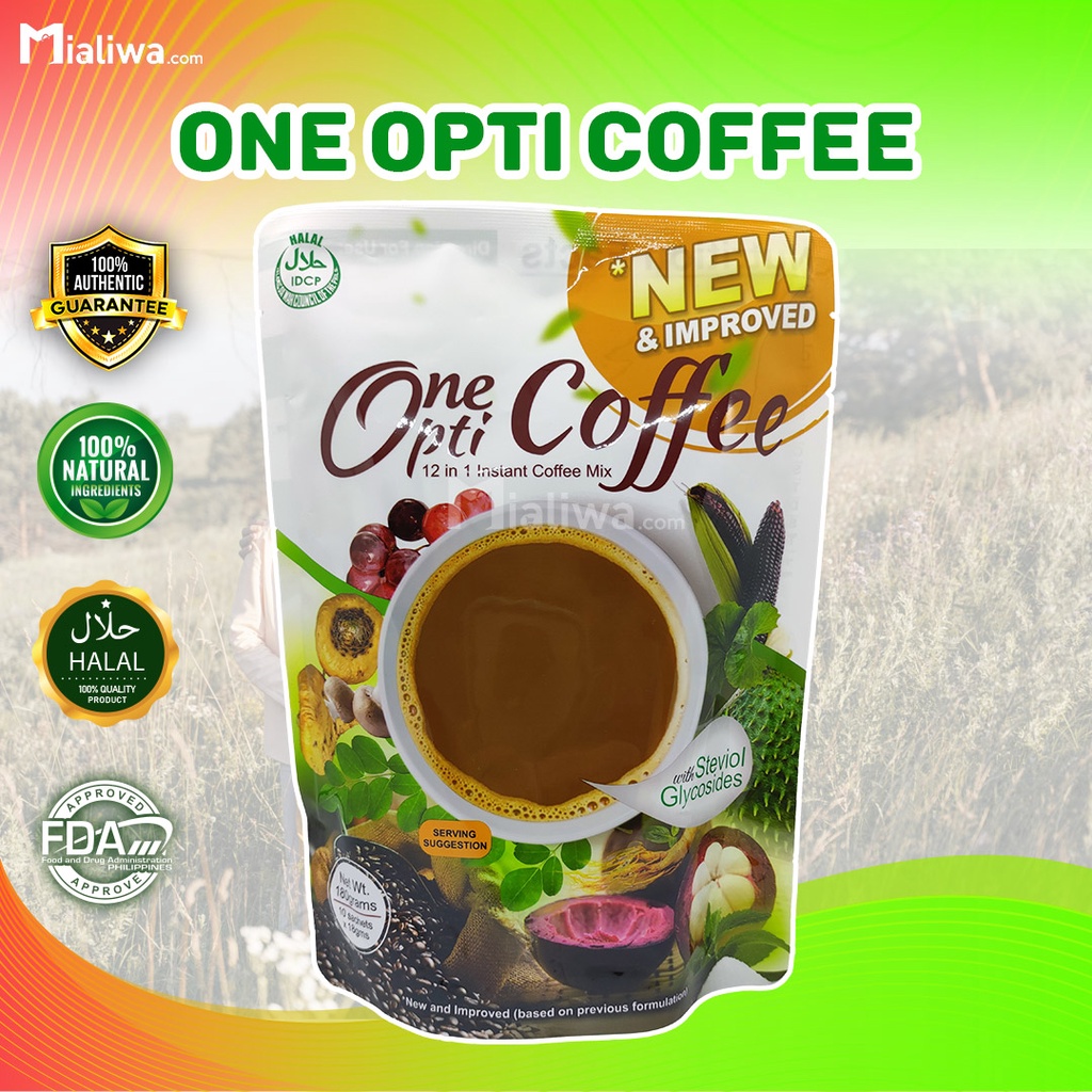 One Opti Coffee 12 In 1 Mix Superbrands Powder Coffee Drink Organic